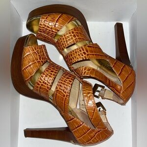 Michael Kors Camden Platform - Luggage - Women’s 8